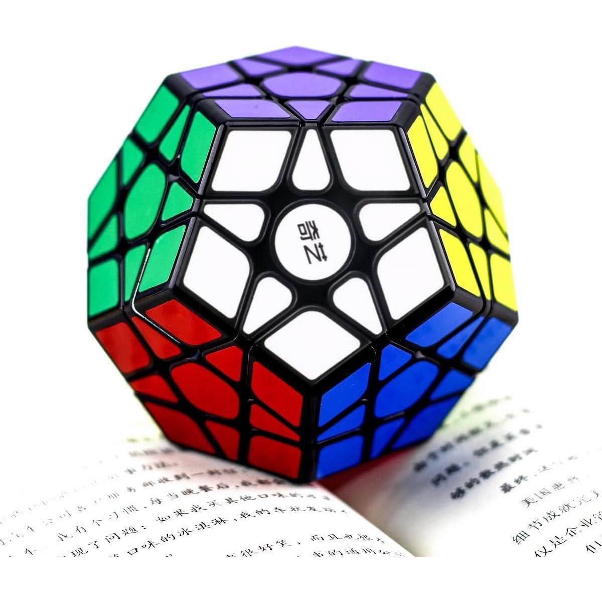 Cubo Megaminx Speed Qiheng 3x3 Negro 7.5cm