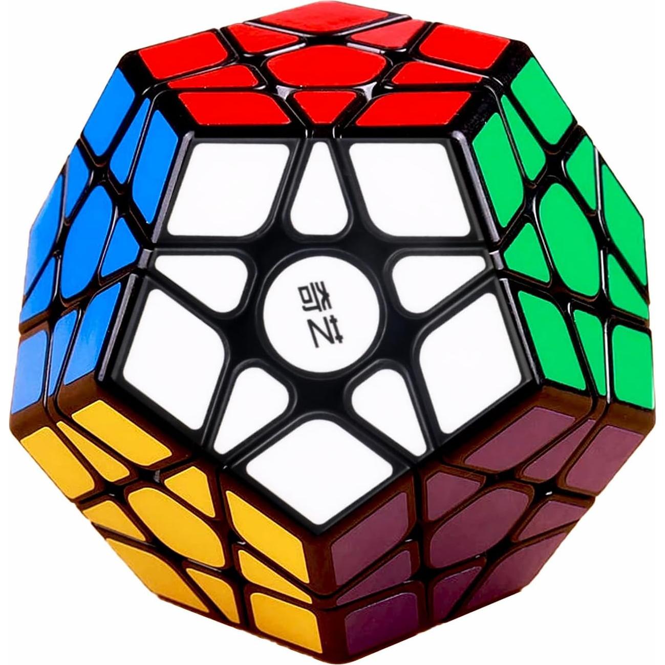 Cubo Megaminx Speed Qiheng 3x3 Negro 7.5cm