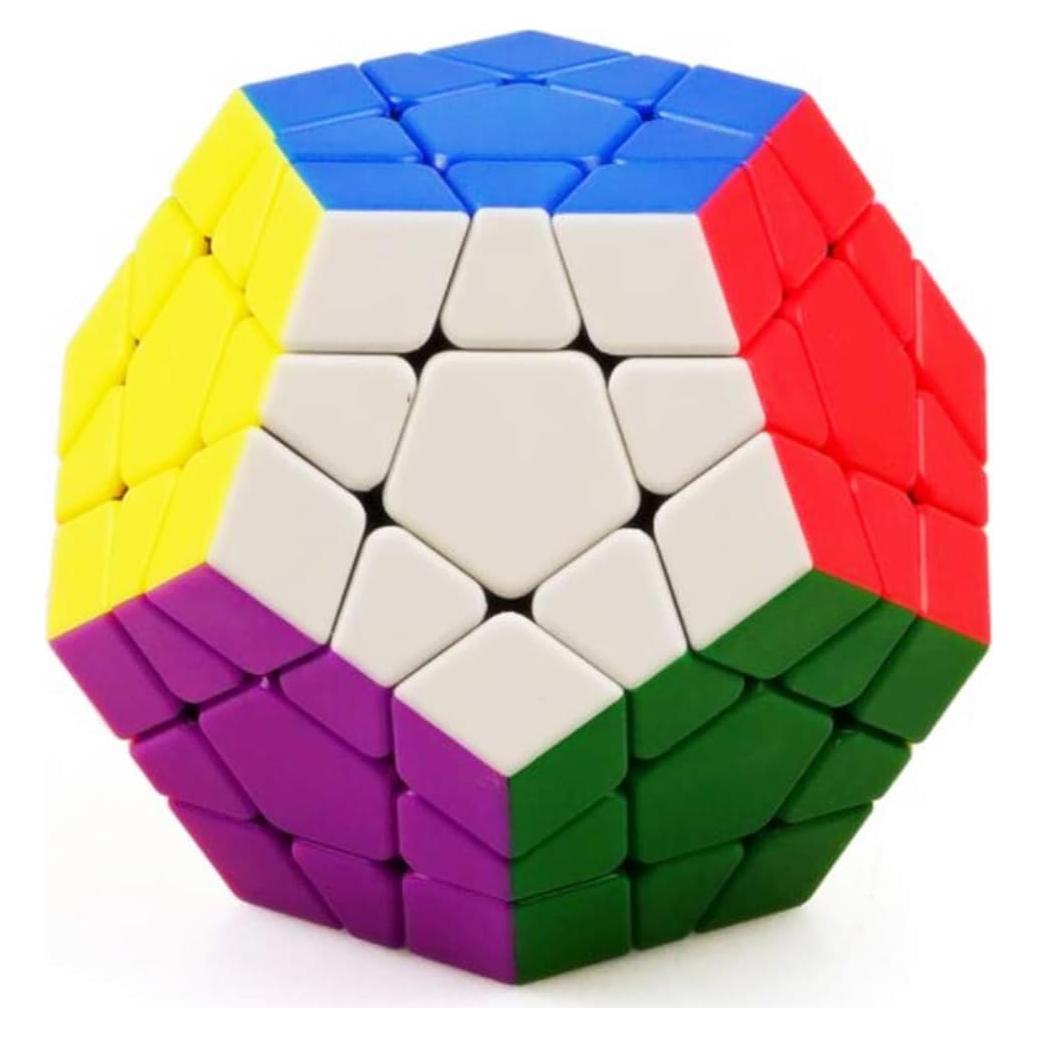 CuberSpeed 12-Side 3x3 Pentagonal Dodecahedron Tank Minx Speed Cube Puzzle Dodecahedron Magic Cube Puzzle Toy