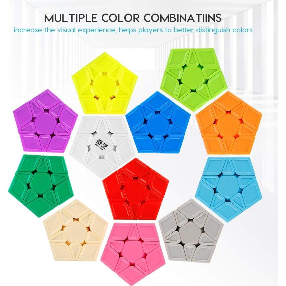 Cubo Megaminx Coogam Qiyi 3x3 Dodecaedro 190g Ajustable