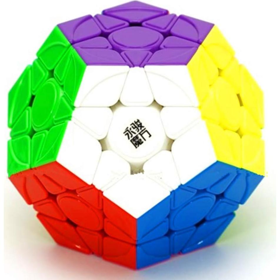 CuberSpeed yj yuhu Magnetic Megamin Stickerless Speed Cube Speed Puzzle Cube yongjun yuhu v2 m 12-Side 3x3 Pentagonal Dodecahedron Cube Puzzle