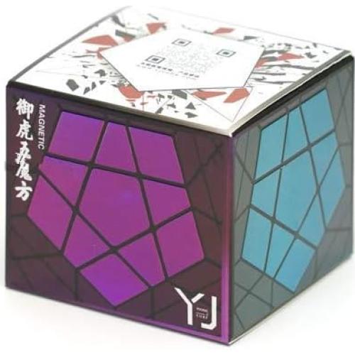CuberSpeed yj yuhu Magnetic Megamin Stickerless Speed Cube Speed Puzzle Cube yongjun yuhu v2 m 12-Side 3x3 Pentagonal Dodecahedron Cube Puzzle