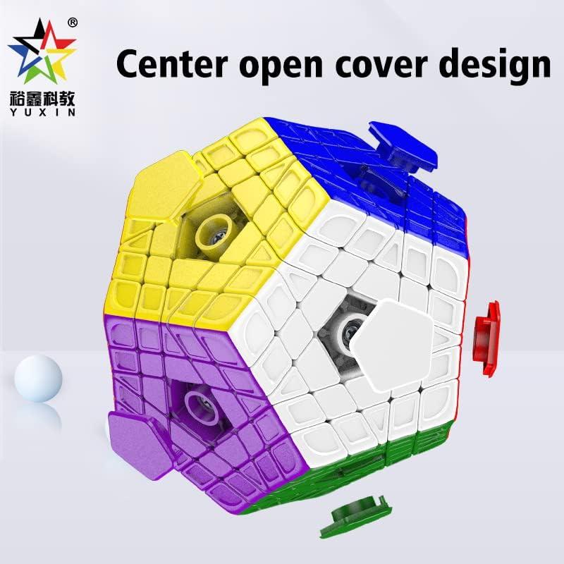Cuberspeed Yuxin gigaminx stickerless 12 Sided Cube 5x5 Layer Speed Cube Gigaminx 5x5 Puzzle Cube