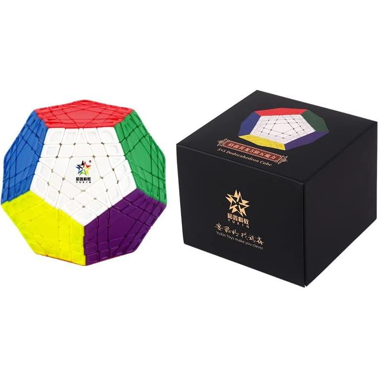 Cuberspeed Yuxin gigaminx stickerless 12 Sided Cube 5x5 Layer Speed Cube Gigaminx 5x5 Puzzle Cube