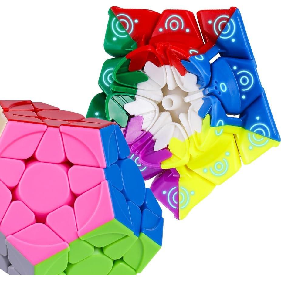 3x3 Megaminx Speed Cube Stickerless Pentagonal Dodecahedron Cube