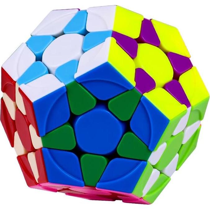 3x3 Megaminx Speed Cube Stickerless Pentagonal Dodecahedron Cube