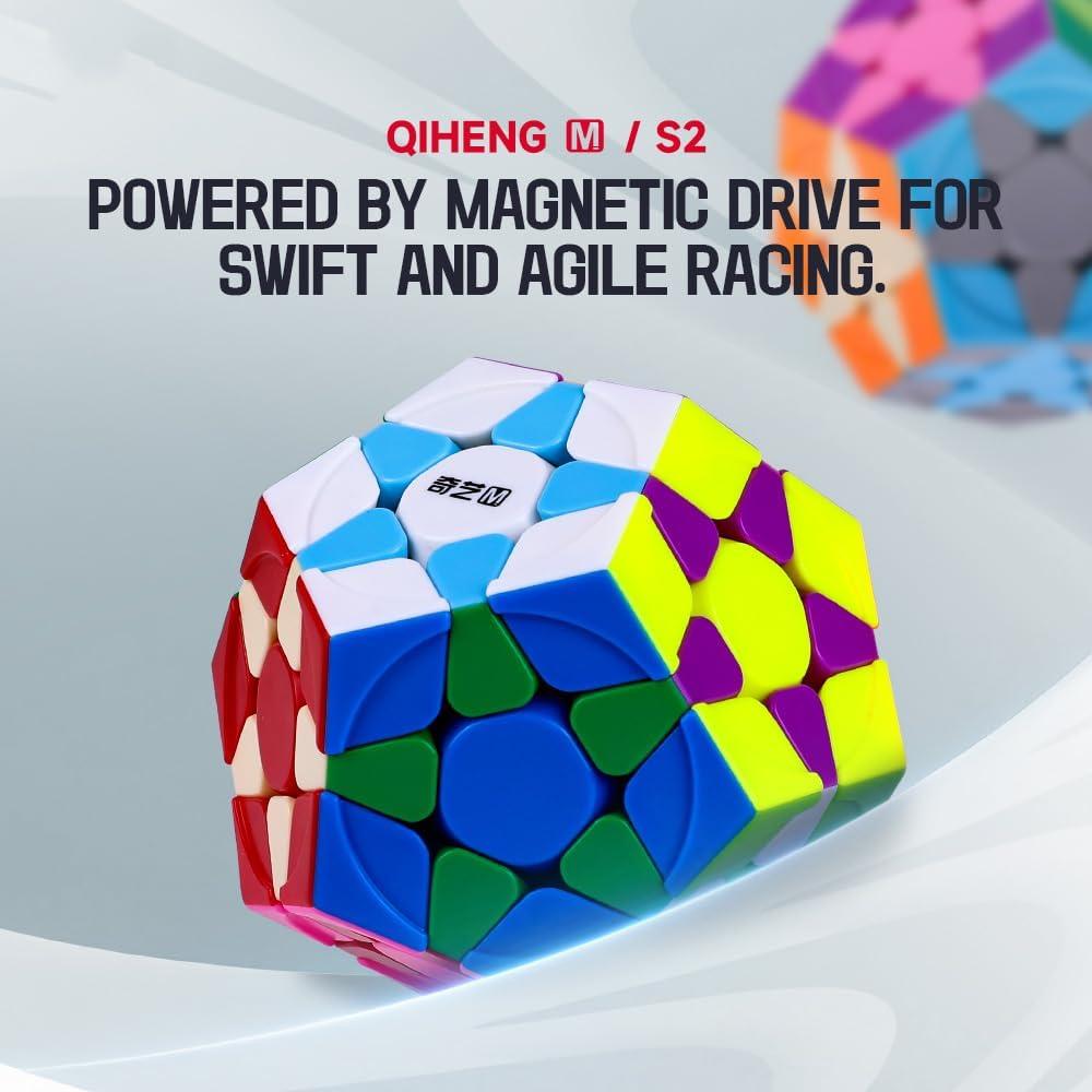 Cubo Megaminx Magnético QY Juguetes QiHeng V2 2024