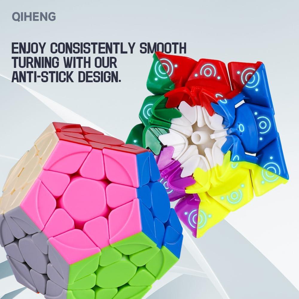 Cubo Megaminx Magnético QY Juguetes QiHeng V2 2024