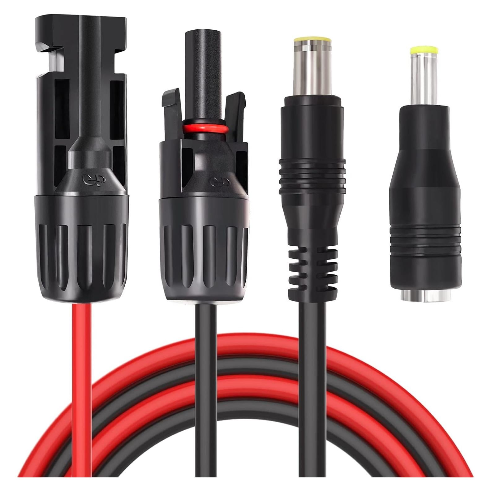 Conector Solar Goupchn DC 8mm a Adaptador 5.5x2.5mm