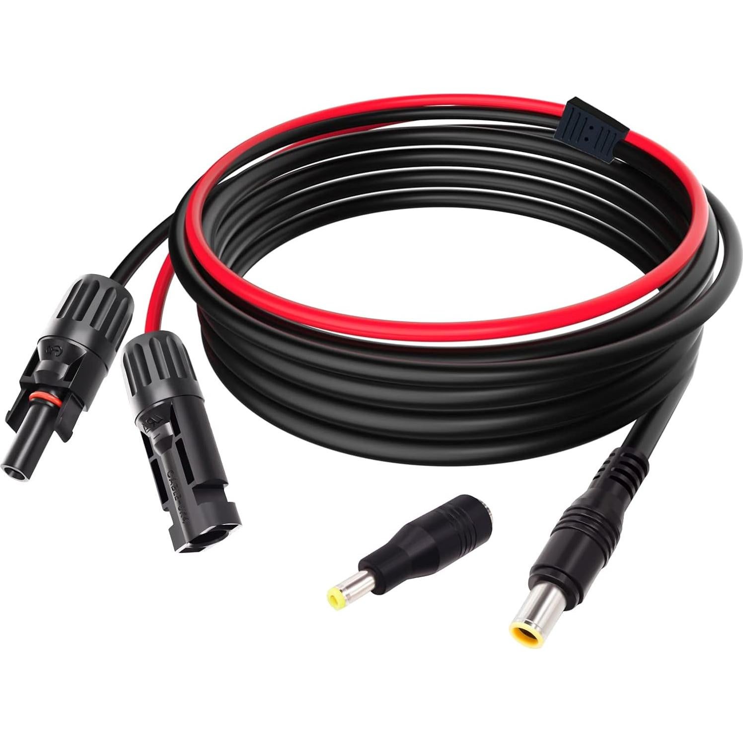 Conector Solar Goupchn DC 8mm a Adaptador 5.5x2.5mm