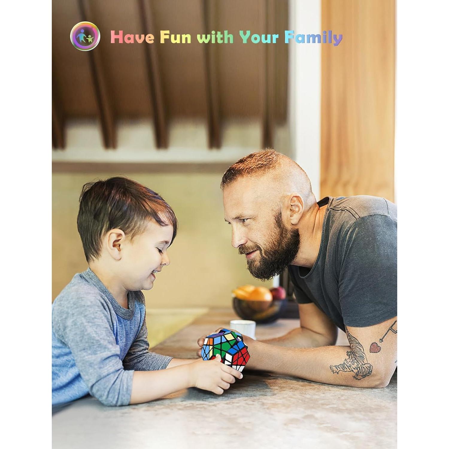 Cubo Megaminx Roxenda 3x3 Dodecaedro Juguete Puzzle 190g