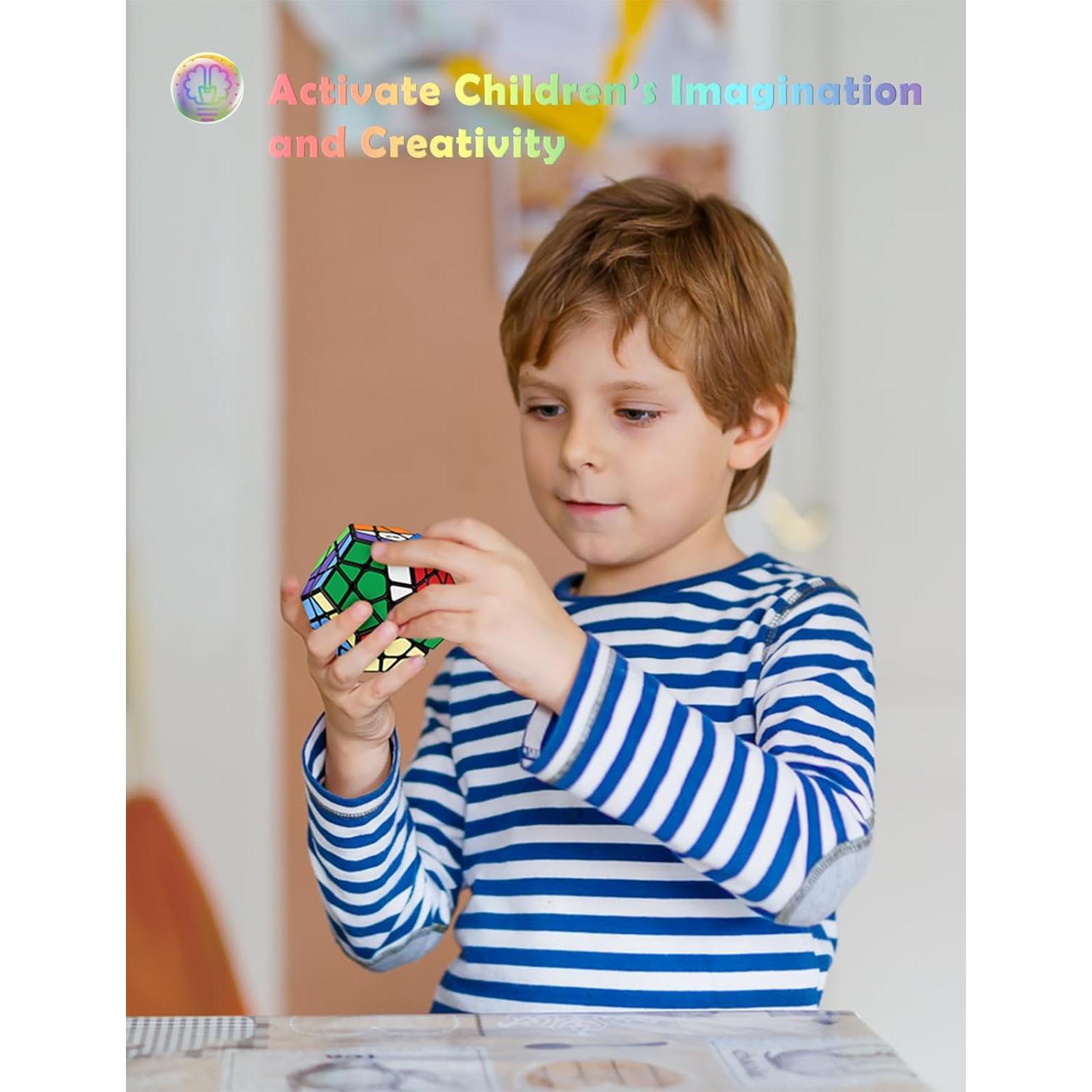 Cubo Megaminx Roxenda 3x3 Dodecaedro Juguete Puzzle 190g