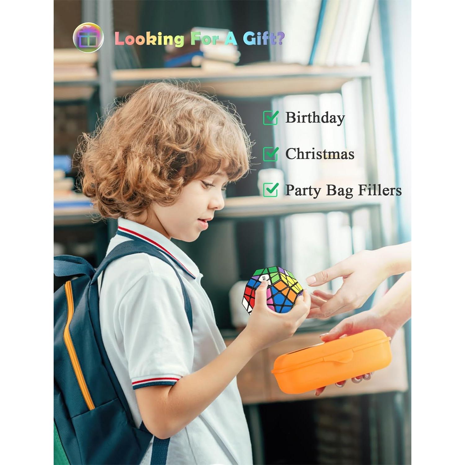 Cubo Megaminx Roxenda 3x3 Dodecaedro Juguete Puzzle 190g