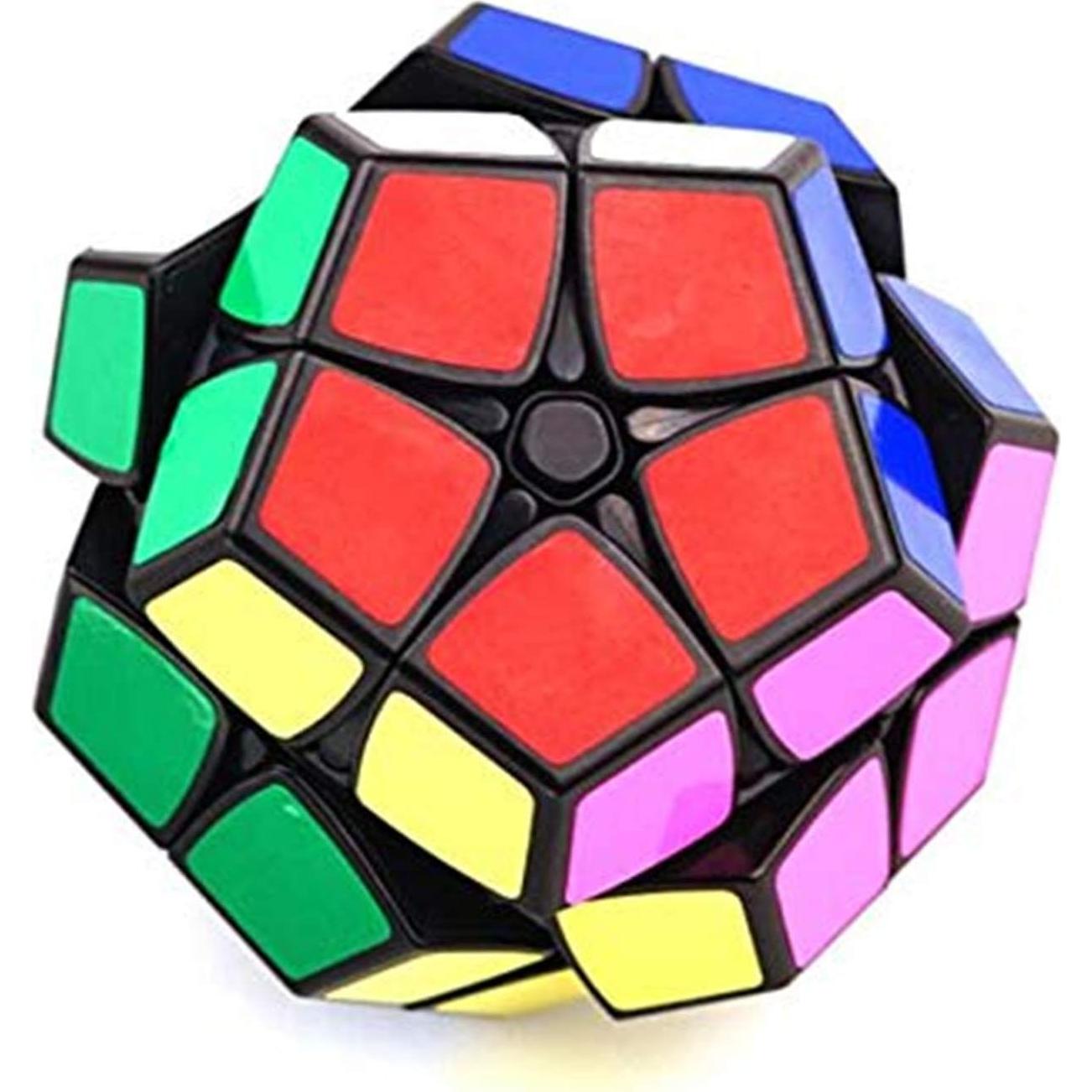 CuberSpeed 2x2 Megaminx Black Speed Cube Kilominx Megaminx 2x2 Black Speed Cube