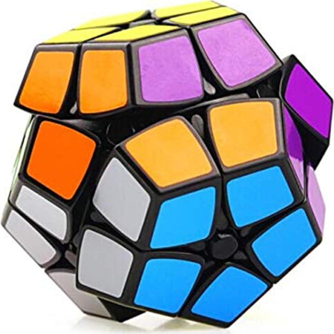 CuberSpeed 2x2 Megaminx Black Speed Cube Kilominx Megaminx 2x2 Black Speed Cube