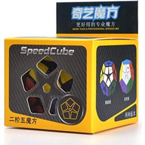 Cubo Kilominx 2x2 CuberSpeed Negro Rompecabezas Rápido