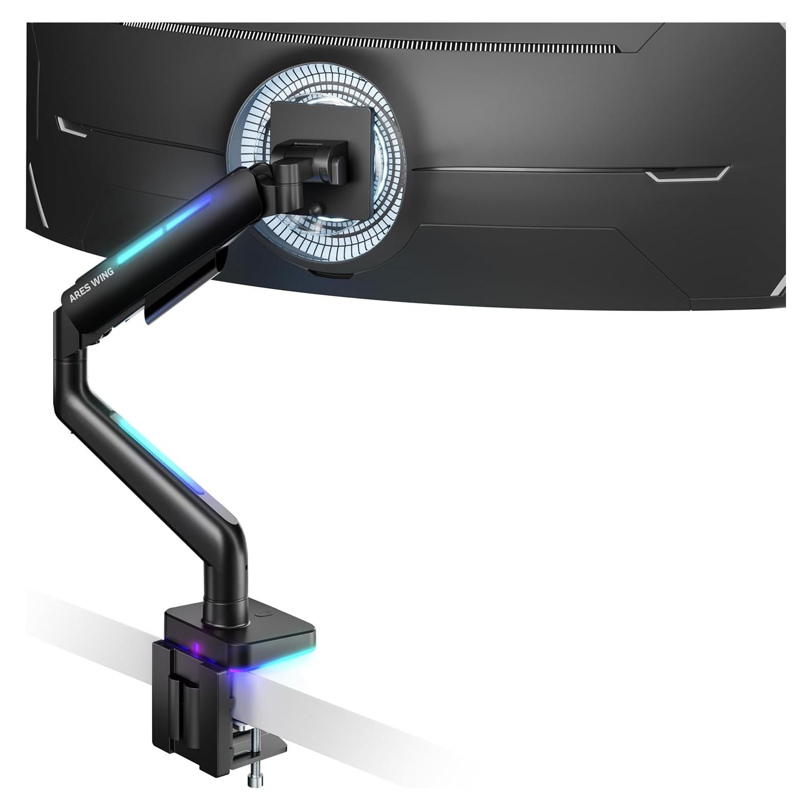 Brazo de Monitor ARES WING GDT1003LBKV1 Ajustable RGB 17-49"