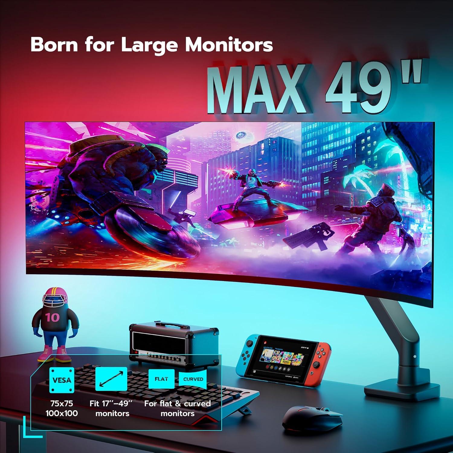 Brazo de Monitor ARES WING para Pantallas de 17 a 49"