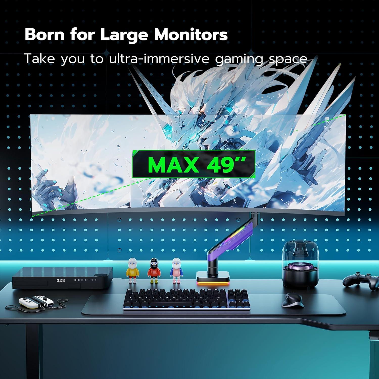 Soporte de Monitor ARES WING para Pantallas de 17 a 49"