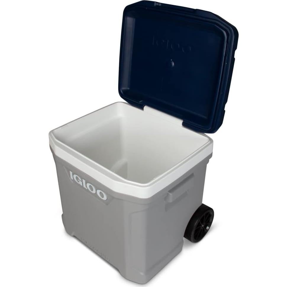 Hielera Rodante Igloo Maxcold 62 QT Gris Aislada 56L