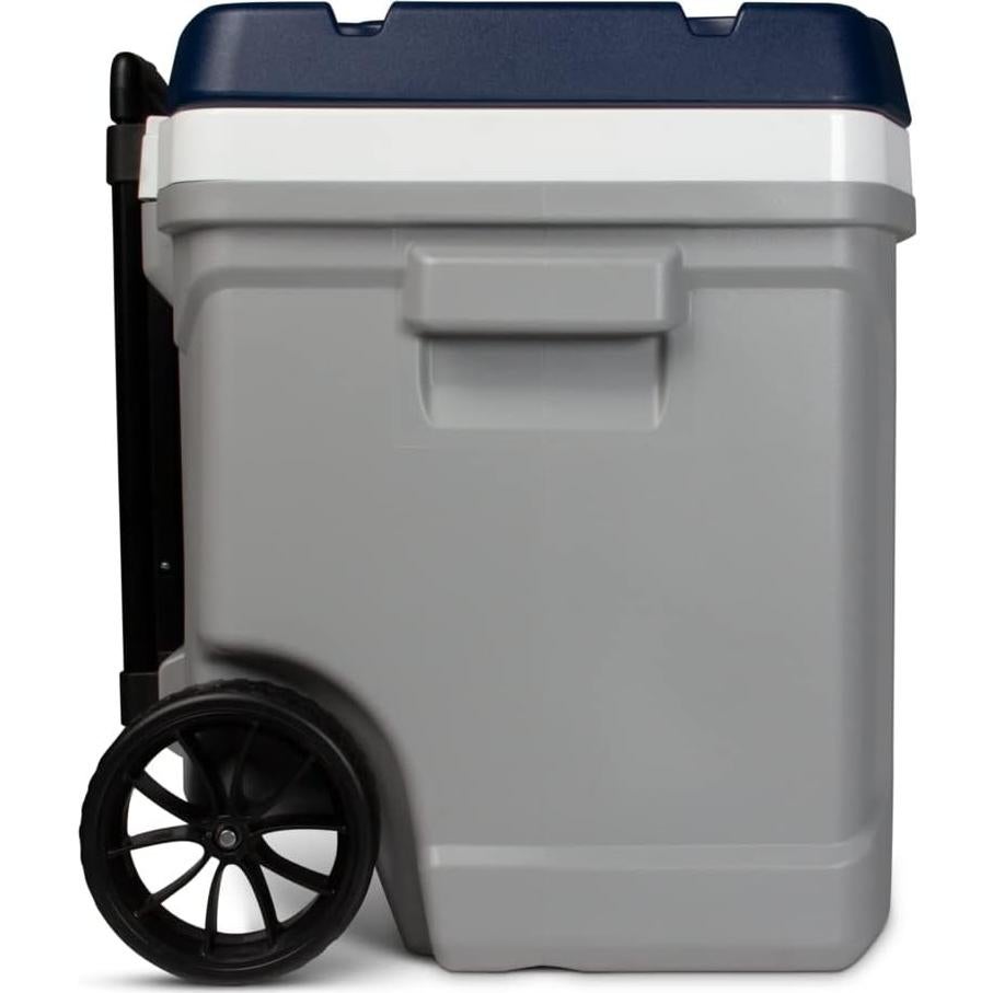 Hielera Rodante Igloo Maxcold 62 QT Gris Aislada 56L