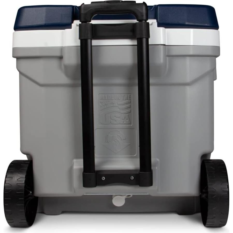 Hielera Rodante Igloo Maxcold 62 QT Gris Aislada 56L