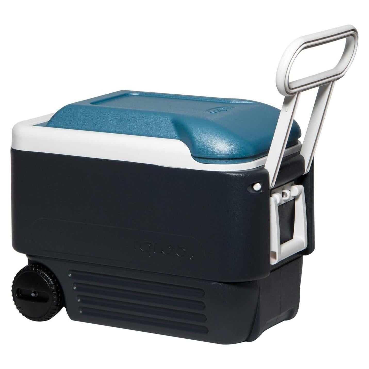 Cooler Igloo MaxCold 40 Qt Azul/Navy - Aislado y Portátil