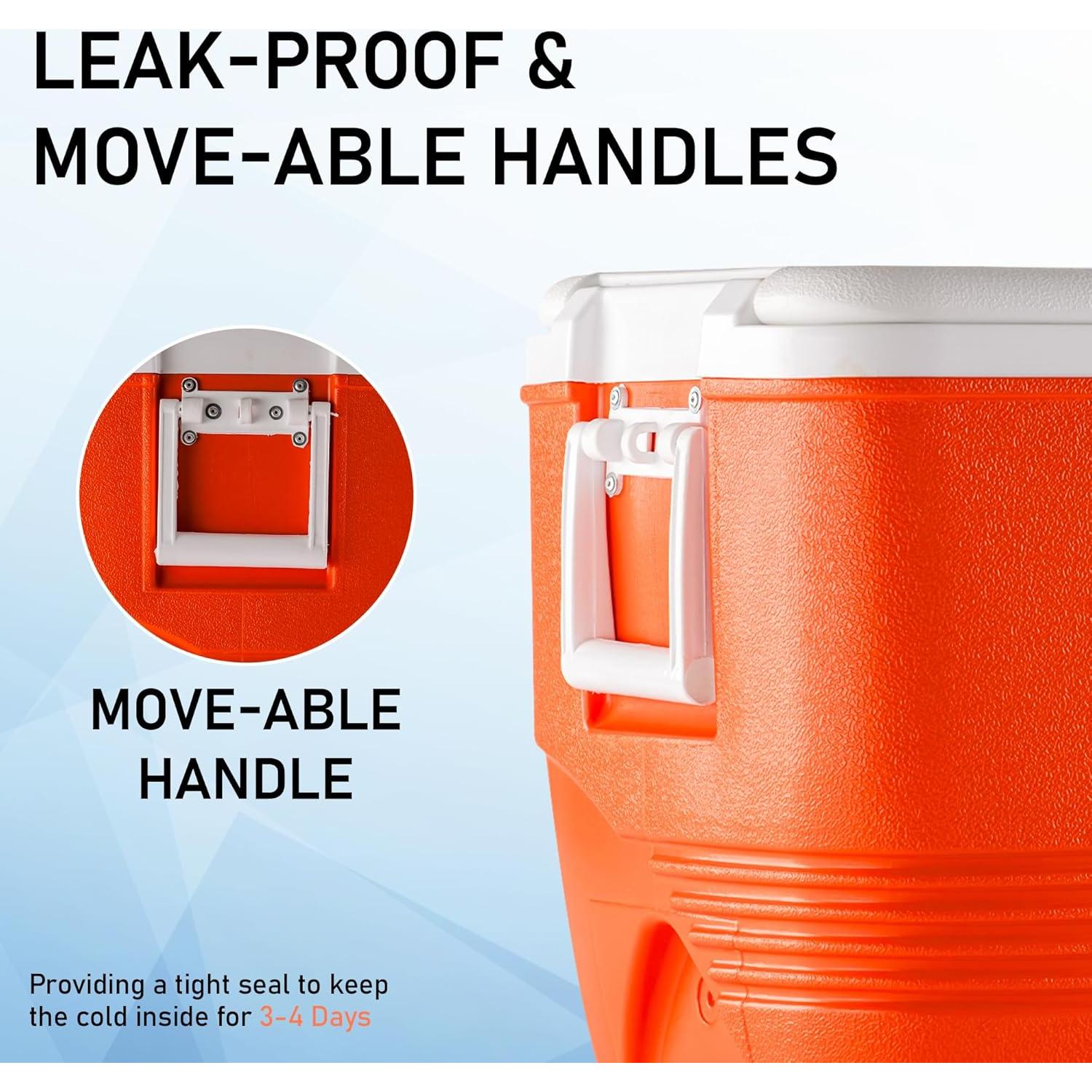 Hielera Grande Aislada RAHBER Max 30L 29.9L para Camping