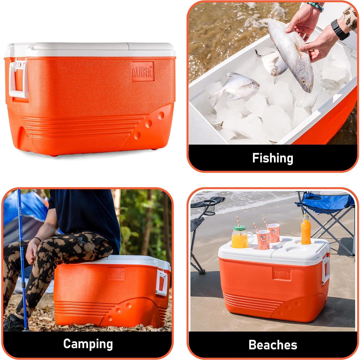 Hielera Grande Aislada RAHBER Max 30L 29.9L para Camping