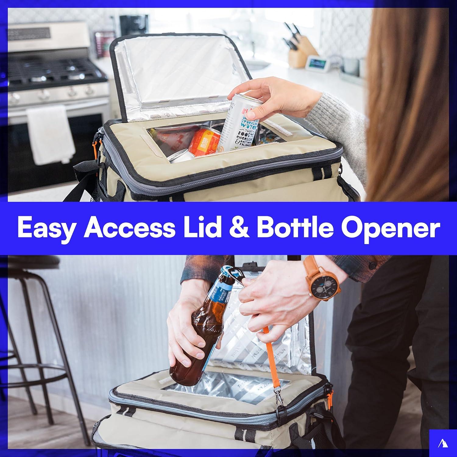 Enfriador Rodante Titan Deep Freeze 60 Latas Musgo