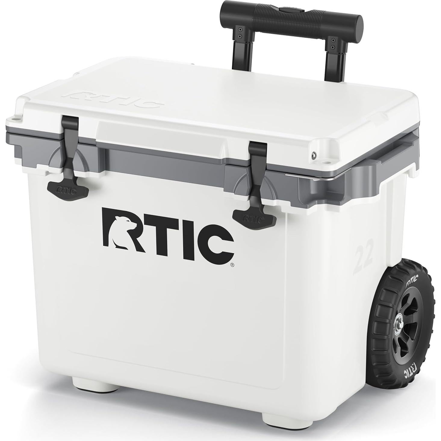 Enfriador RTIC 22 QT Ultra-Ligero con Ruedas y Mango