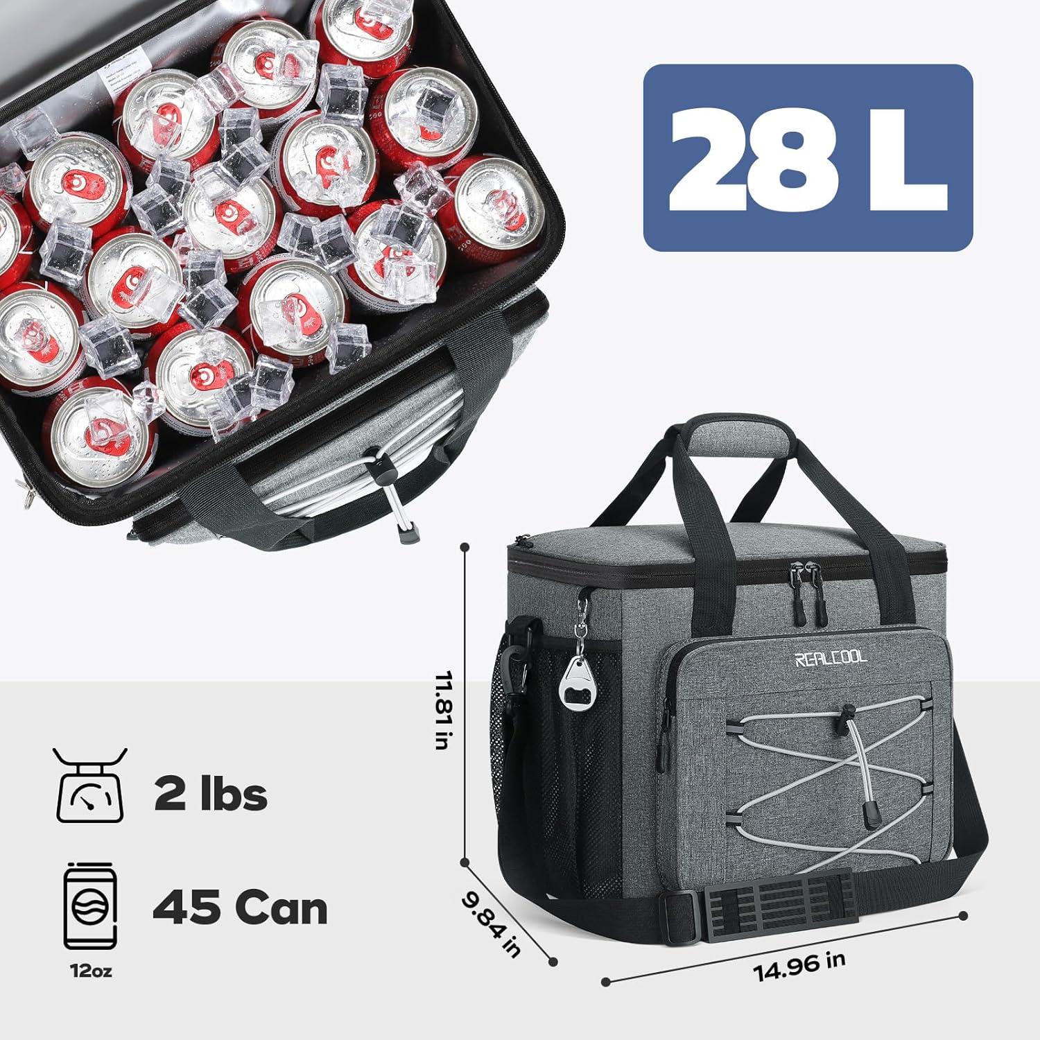 Bolsa Enfriador RealCool RCCB02 35L Aislada Plegable 100% Fugas