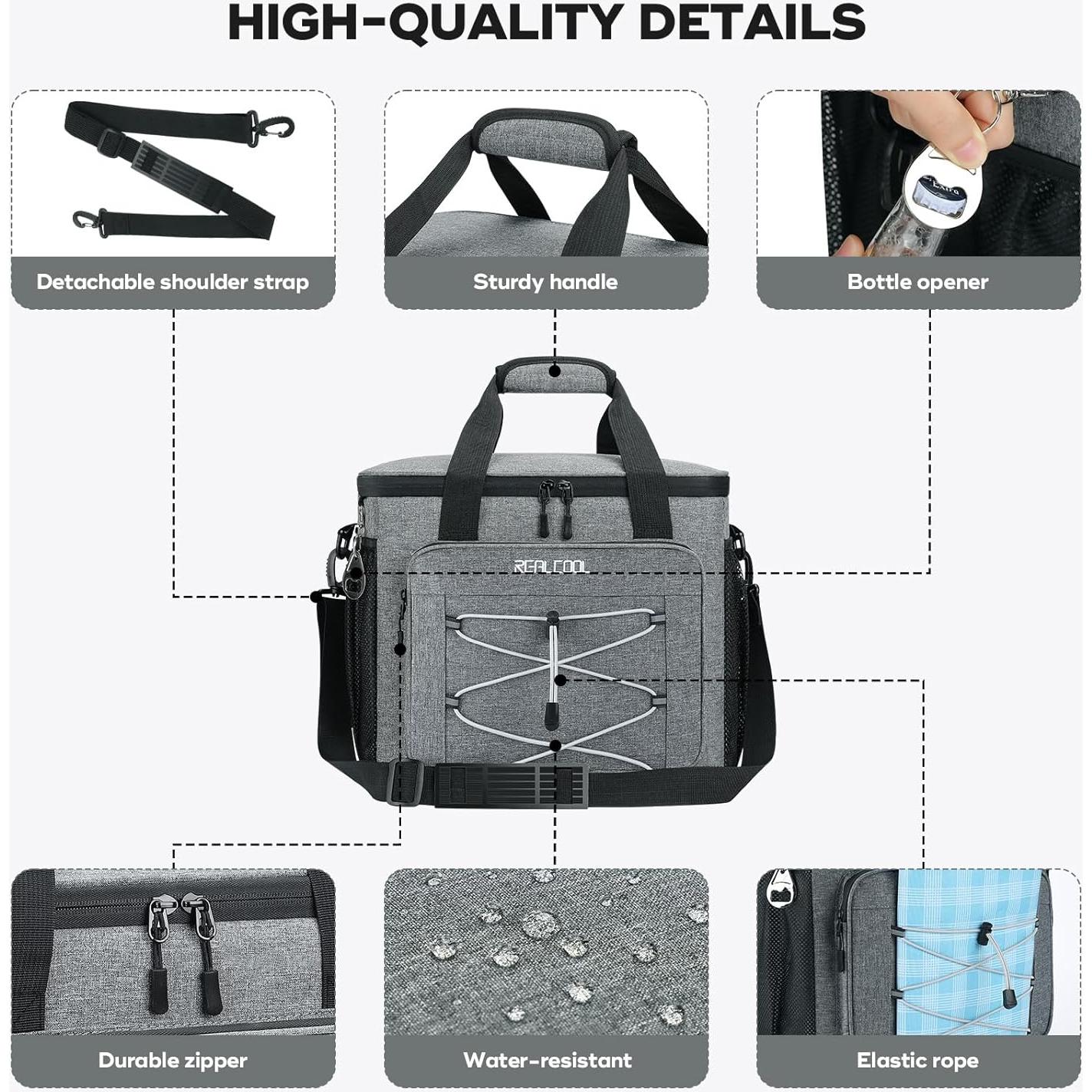 Bolsa Enfriador RealCool RCCB02 35L Aislada Plegable 100% Fugas