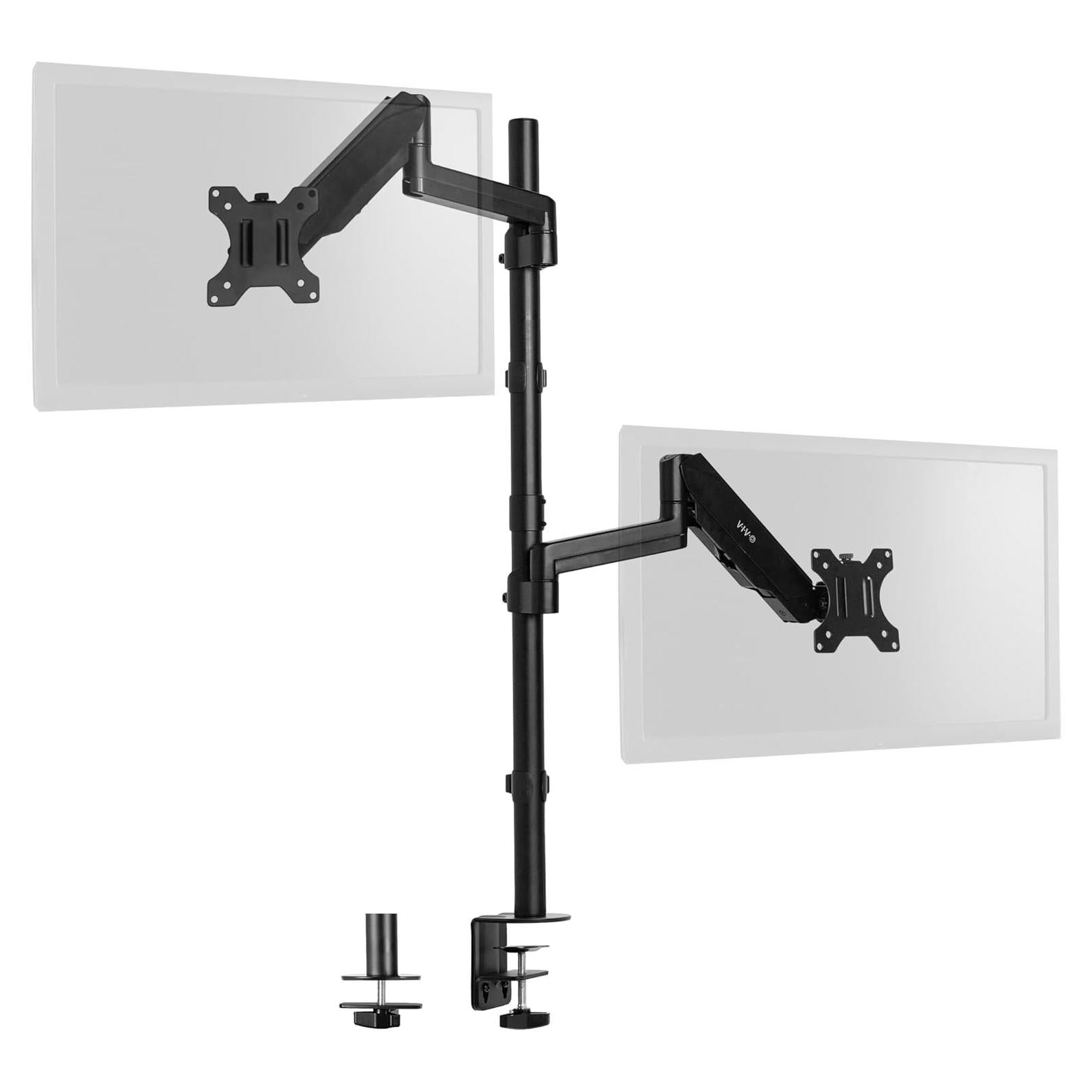 Soporte Doble para Monitor VIVO STAND-V012K Ajustable 32"