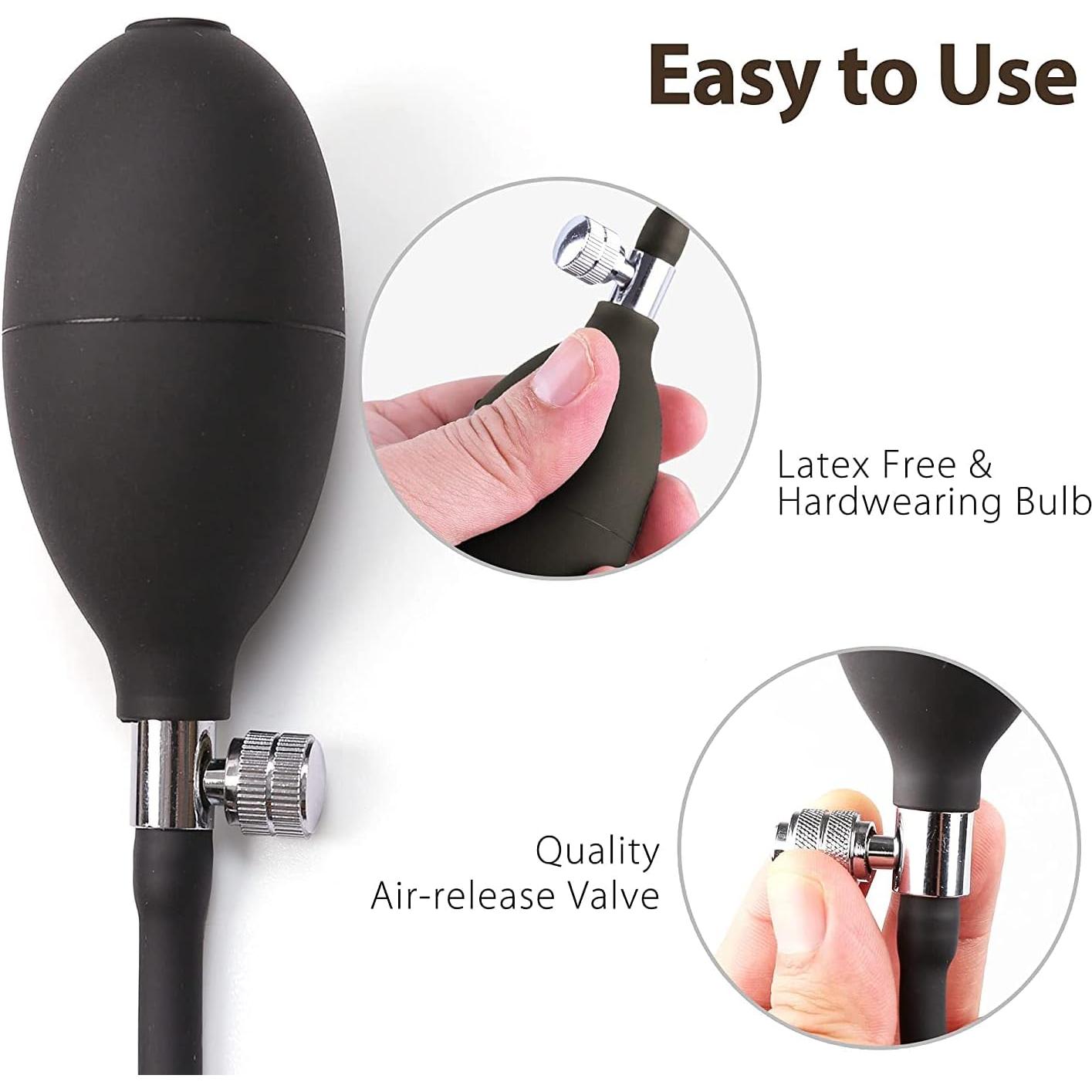 Esfigmomanómetro Aneroide LotFancy Manguito Grande Adultos