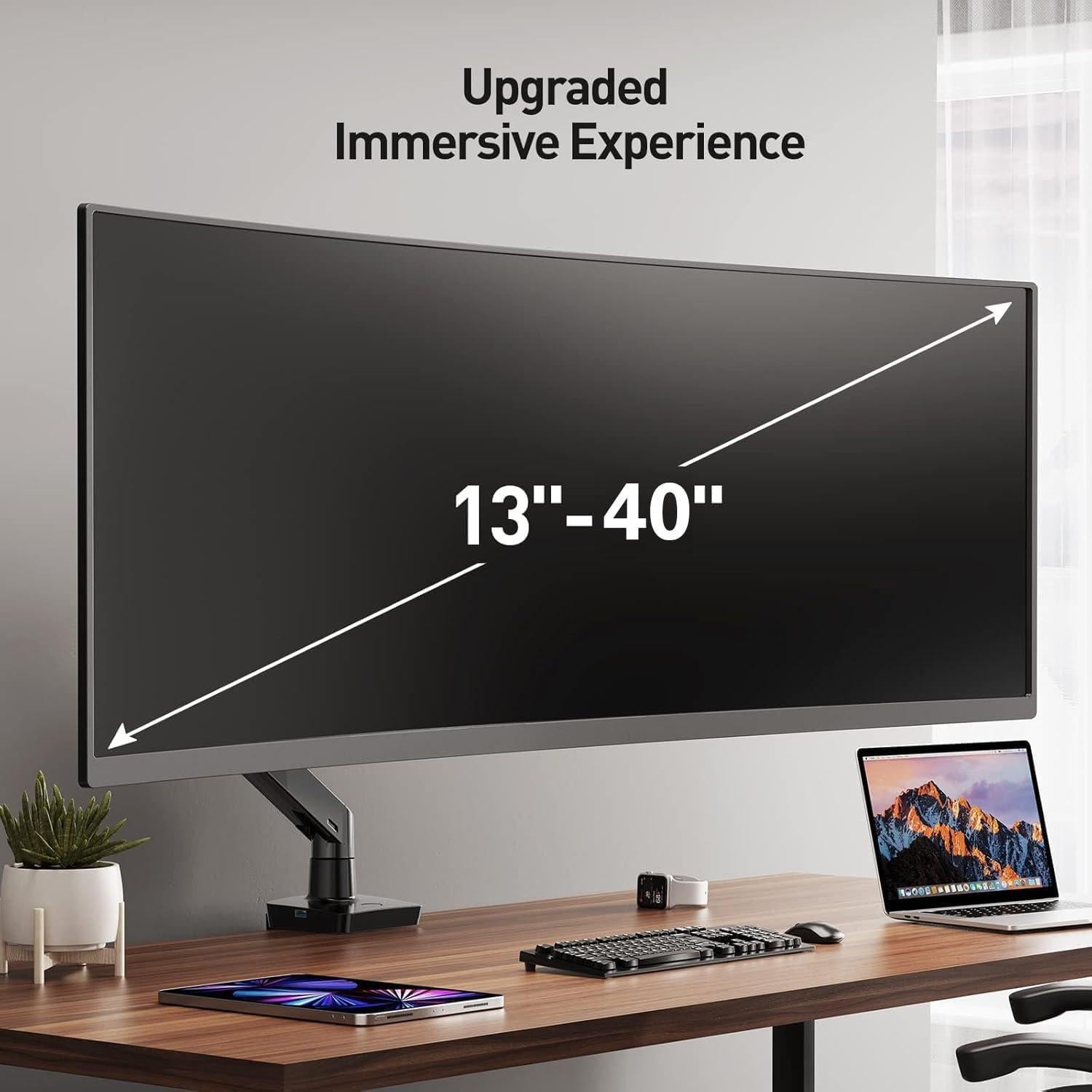 Soporte de Monitor ErGear EGSS2 para Pantallas Ultrawide 13-40"