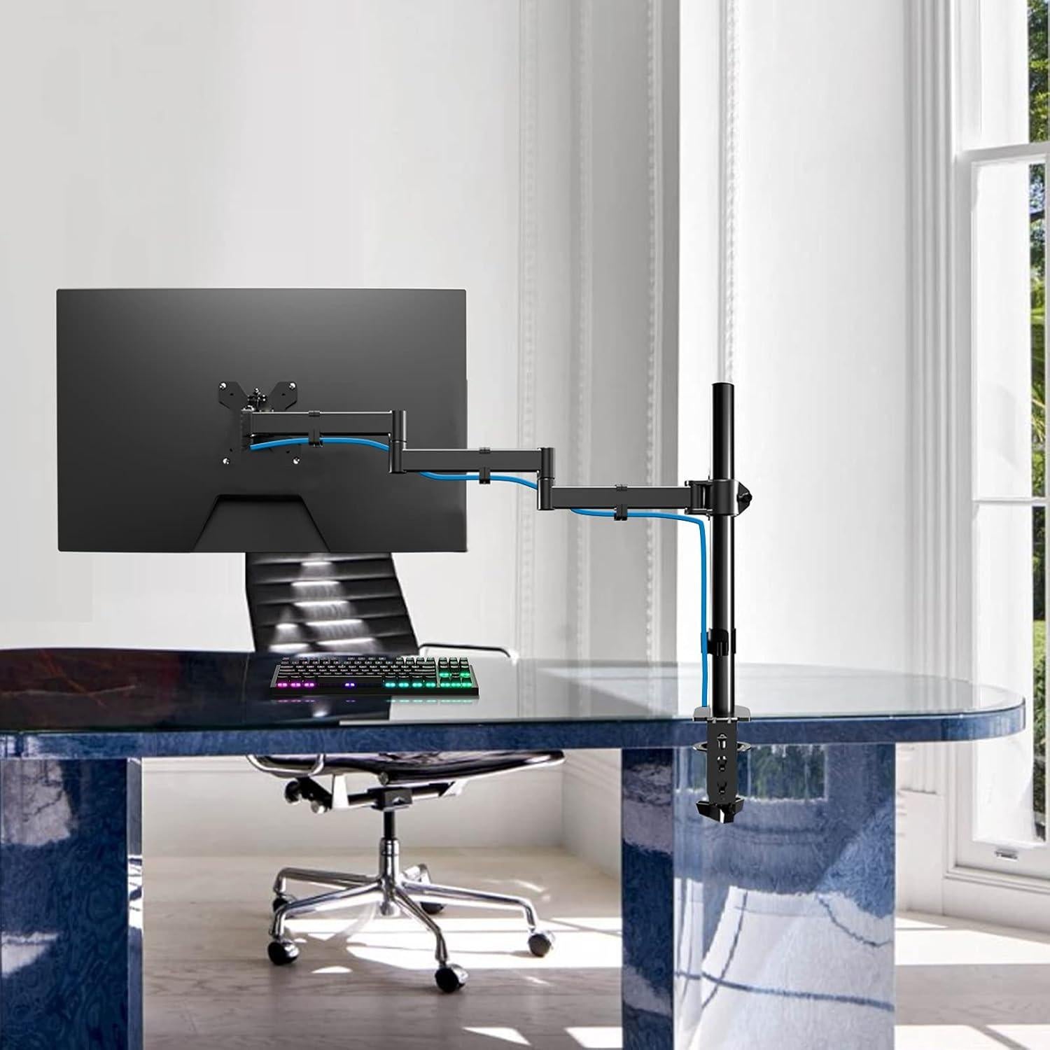 Soporte de Monitor Pholiten MD9431 Ajustable 13-32" Negro