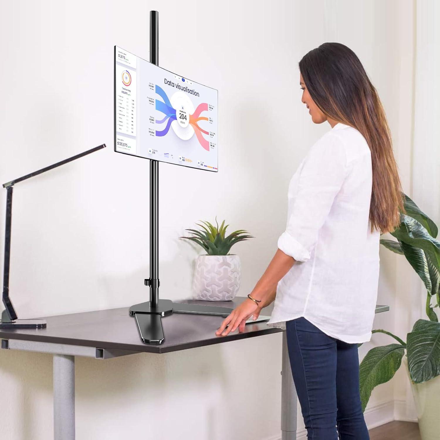 Soporte para Monitor Ajustable Pholiten Negro 47" (120 cm)