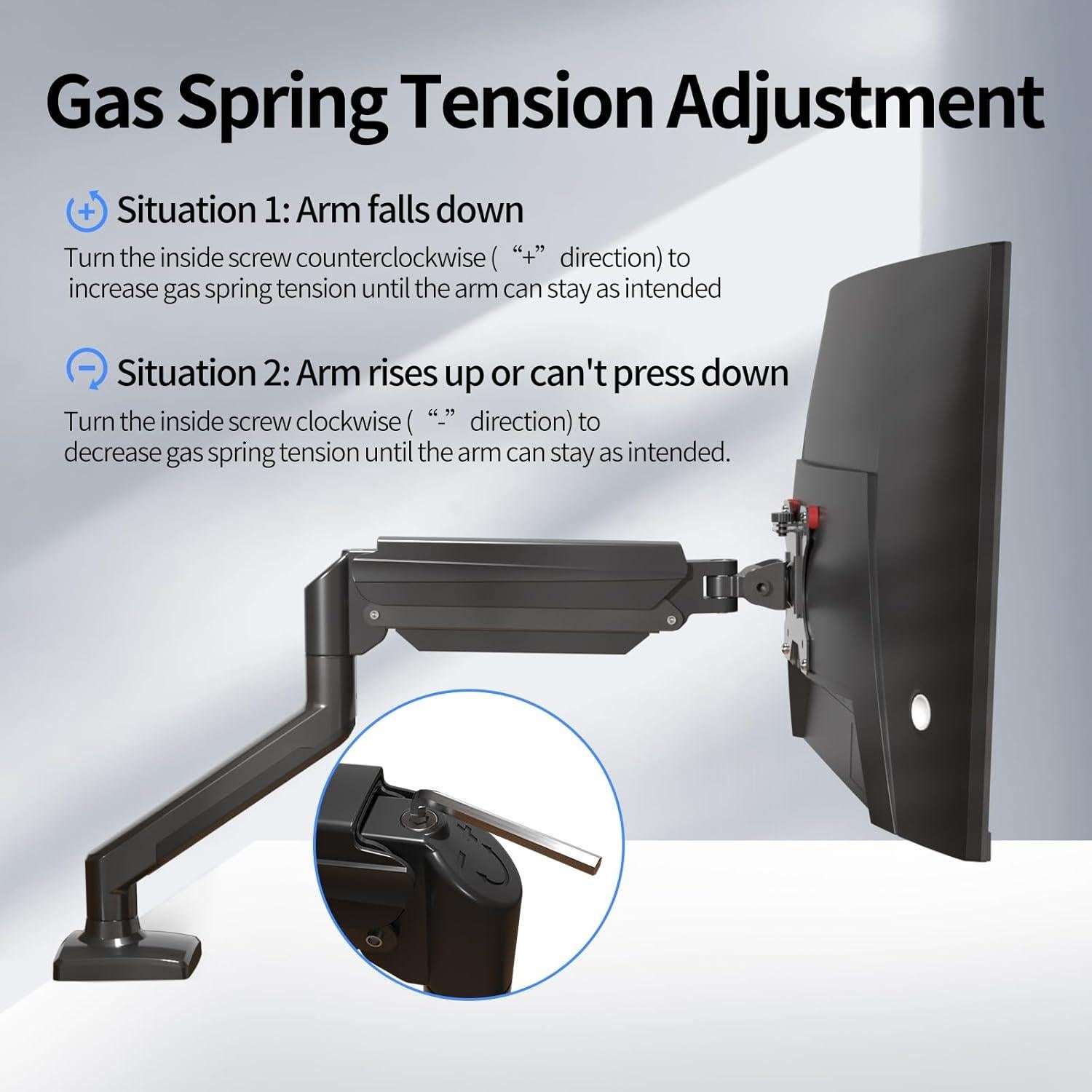 Soporte de Monitor SUPTEK Ajustable 13-32" Negro VESA