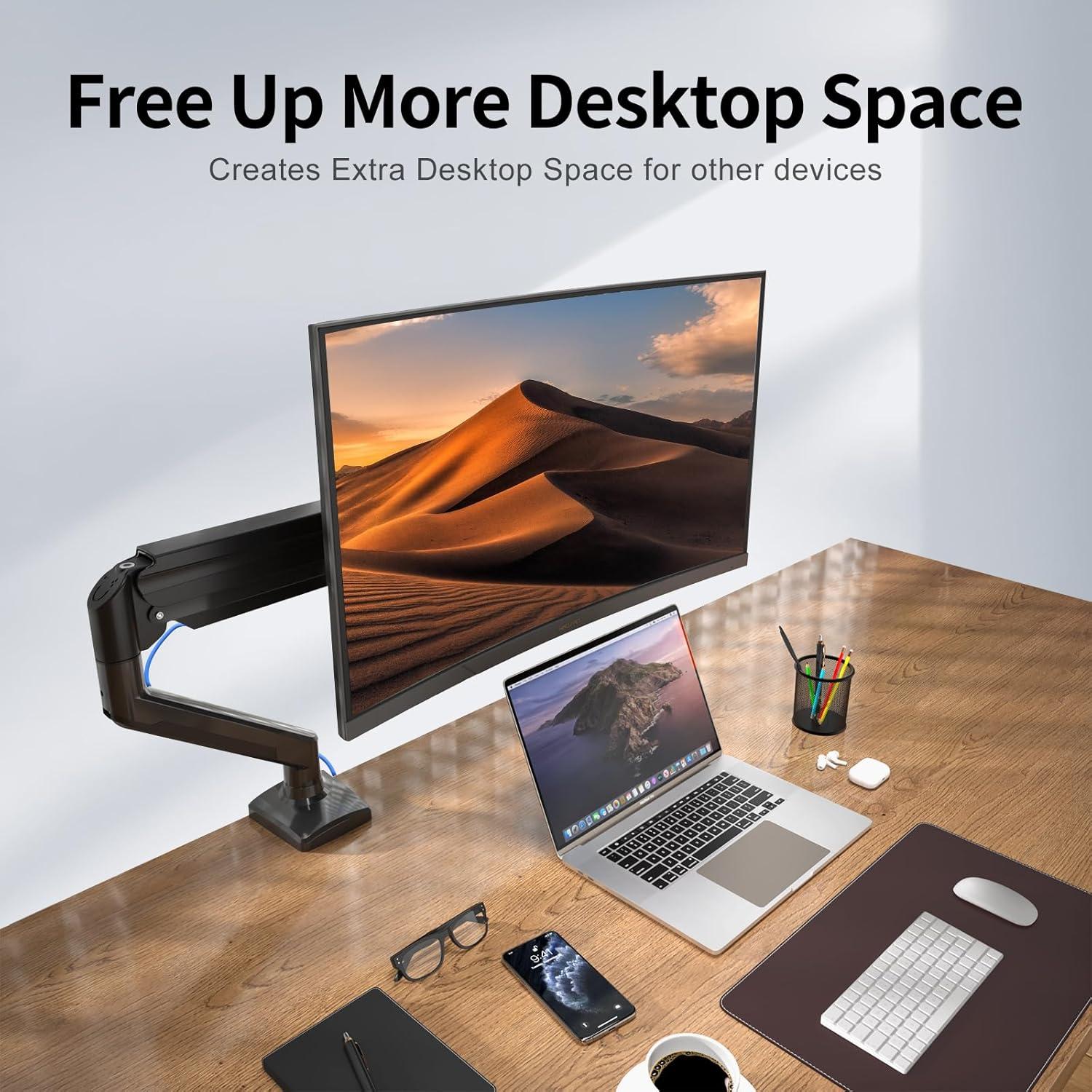 Soporte de Monitor SUPTEK Ajustable 13-32" Negro VESA