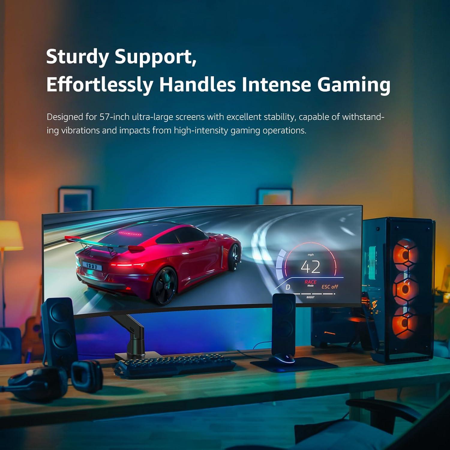 Brazo de Monitor BEWISER de Aluminio para Pantallas 34-57"