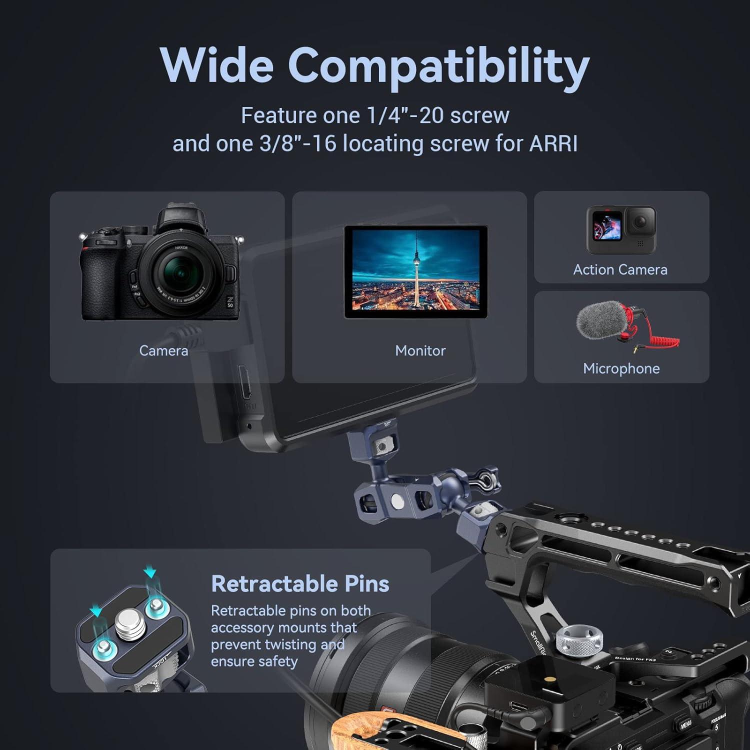 Brazo Mágico Articulado SmallRig 3874 para Monitor y Cámara