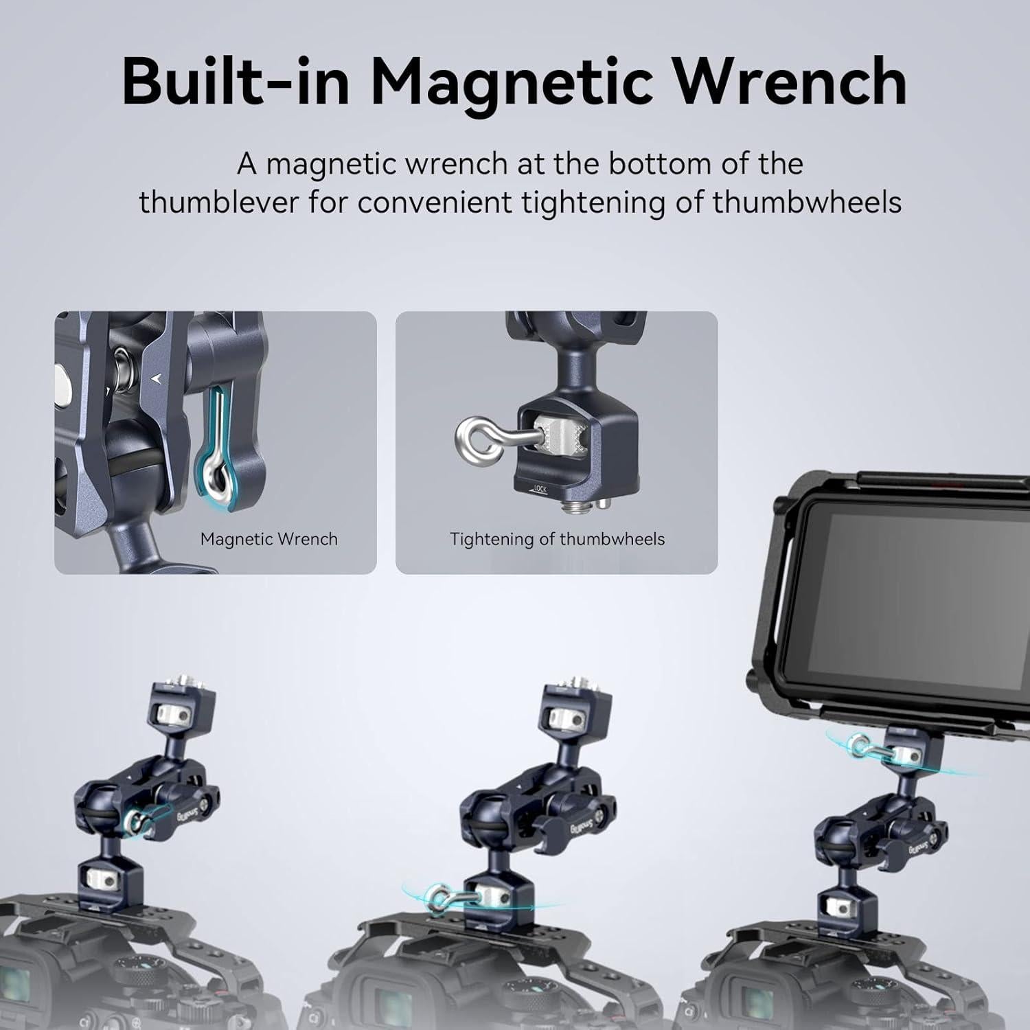 Brazo Mágico Articulado SmallRig 3874 para Monitor y Cámara