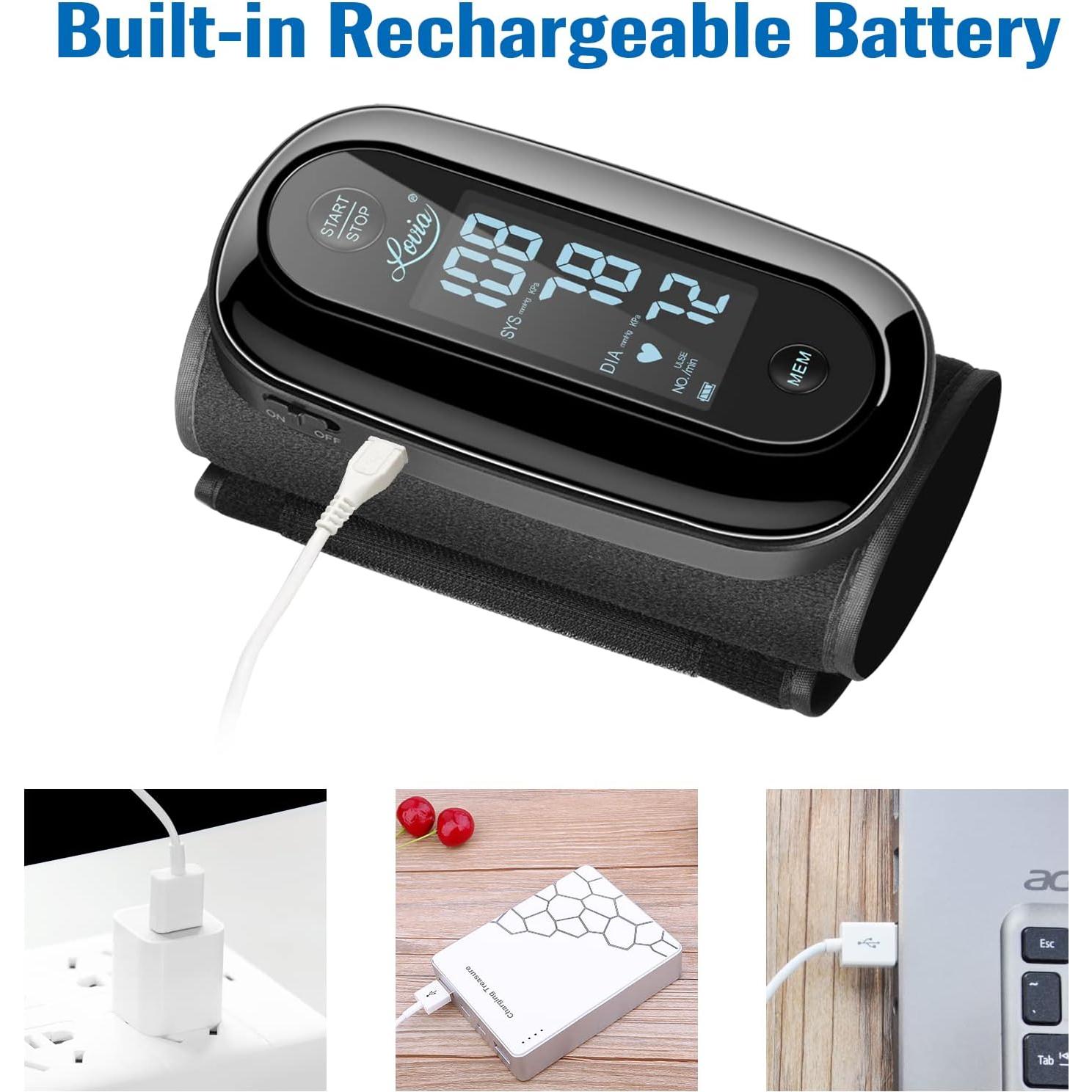 Monitor de Presión Arterial Digital Lovia B66T con Manguito 23-36 cm