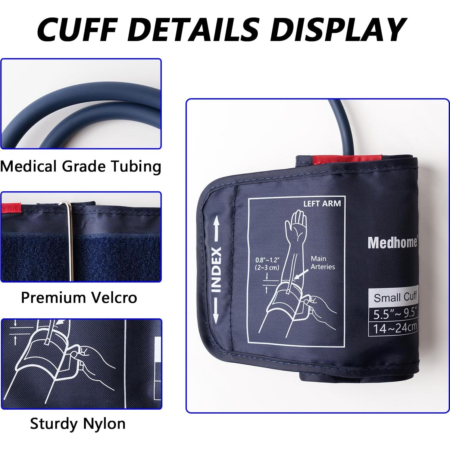 Manguito de Presión Arterial Pequeño Medhome 14-24cm Compatible