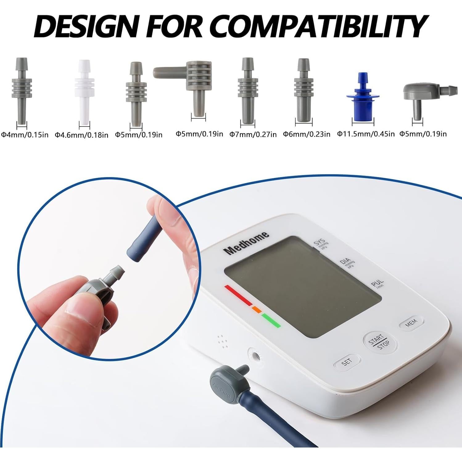 Manguito de Presión Arterial Pequeño Medhome 14-24cm Compatible