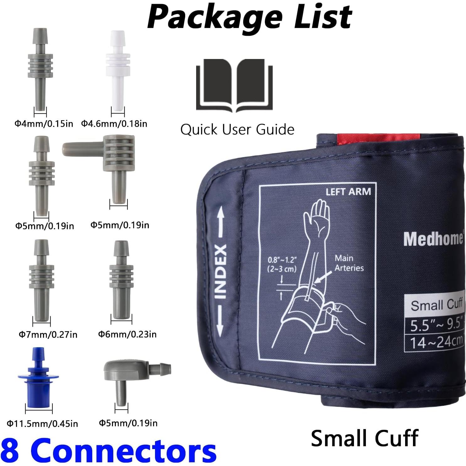 Manguito de Presión Arterial Pequeño Medhome 14-24cm Compatible