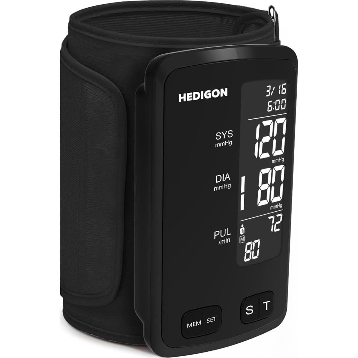 Monitor de Presión Arterial Digital HEDIGON con Manguito Grande