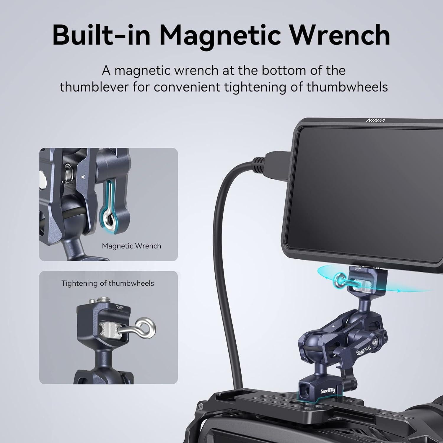 Brazo Mágico Articulado SmallRig 3875 con Abrazadera NATO 5.5 kg