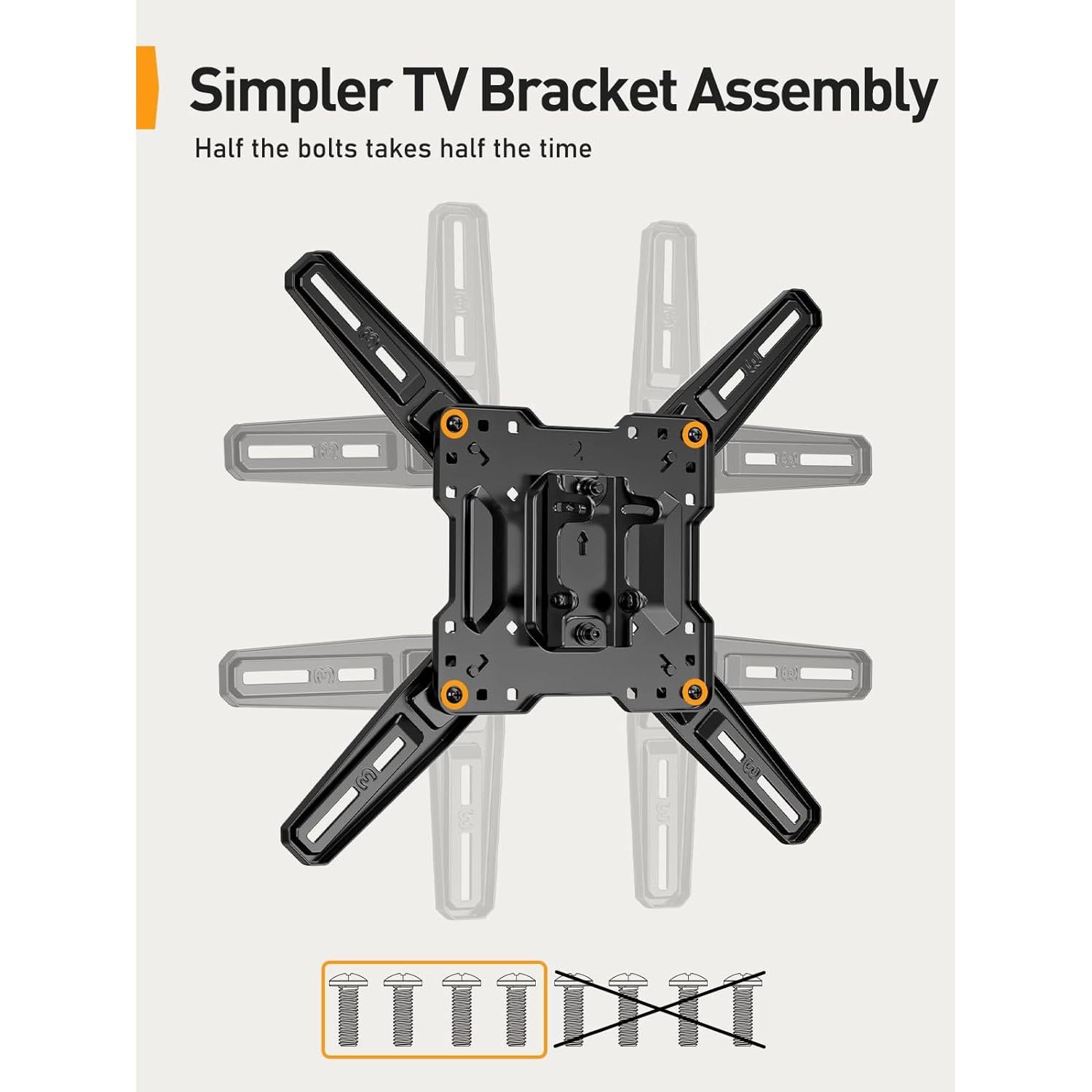 Soporte de Pared para TV Perlegear PGMF3 26-60" hasta 37.2 kg